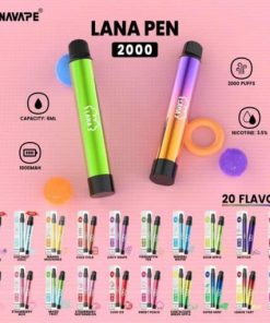 LANA PEN 2000 puffs 拋棄式電子菸 輕巧迷人 方便攜帶 台灣現貨